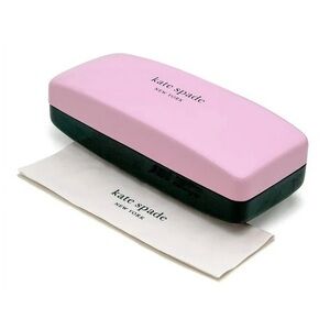 Kate Spade hard glasses cases with branded dust cloth